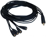 Dvojitý propojovací kabel, průměr 35 mm, různá délka - Dawell Délka: 25