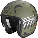 Scorpion BELFAST EVO NEVADA Matt Green/Silver L Casco