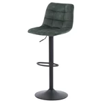 Barová židle BRIANA zelená/černá