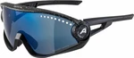 Alpina 5w1ng Black Blur Matt/Blue Cyklistické brýle