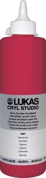 Lukas Cryl Studio Acrylic Paint 500 ml Carmine Pintura acrílica