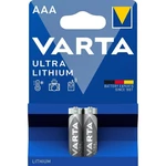 Lítiová mikrotužková batéria Varta Profi, AAA, 2ks