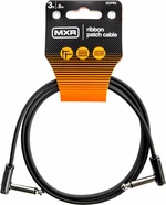 Dunlop MXR DCPR3 Ribbon Patch Cable Negro 0,9 m Angulado - Angulado Cable adaptador/parche