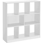 Boxxx KNIHOVNA, bílá, 97,5/100/30 cm
