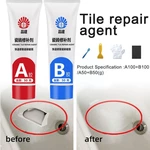 Tile Repair Agent Multi-color Optional Ceramic Marble Washbasin Caulk Glue Floor Glue Tile Toilet Crack Repair Repair N1D3
