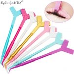 10Pcs Reuseable Plastic Eyelash Perming Stick Tool Eyelash Extension Y Shape Comb Lash Lifting Curler Applicator Make Up brushes