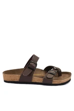 Slazenger Lara Women's Slippers Brown