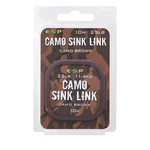 ESP návazcová šňůrka Camo Sink Link Brown 25lb 10m
