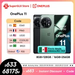 2023 New OnePlus 11 5G Smartphone Snapdragon 8 Gen 2 6.7" 2K 120Hz AMOLED Display 100W SUPERVOOC Charge 5000mAh Battery NFC