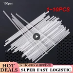 1~10PCS Transparent Acrylic Sticks Reusable Cake Pops Stick For Making Lollipops Cake Pops Candy Dessert Chocolate