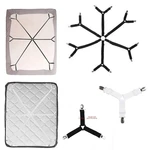 Elastic Bed Sheet Fixers Grippers Belt Fastener Bed Sheet Clips Mattress Cover Blankets Quilt Holder Textiles Organize Gadgets