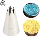 1pcs #1M Pastry Nozzles Cake Decorating Tools Flower Icing Piping Nozzle Cream Cupcake Tips Wedding Baking Accessories