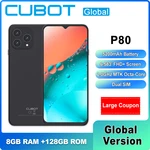 Cubot P80 6.583' FHD+ Screen Smartphone 8GB RAM+256GB ROM Android 13 48MP Camera NFC 5200mAh Battery 2023 Global Version