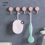 Sticky Wall-mounted Door Hook Kitchen Hook Not Easy To Fall Off Punch-free Sticky Hook Creative Strong And Durable Galley Hook