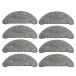 8Pcs Replaceble Mops Cloths Accessories Sets Parts For Roidmi EVE Plus Robot Vacuum Cleaner