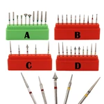 Dental Grinding Polishing Drills Ortho Diamond Burs Interproximal Enamel Child Burs Dental Tools Dentistry Lab Needle Suit
