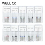 4pcs/Box 21/25mm Size: 25#-40# Dentistry Tool Dental Rotary Paste Carriers Spiral Filler Lentulo Assorted Engine Filling Paste