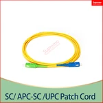 Free Shipping 10PCS/Lot SC/APC-SC/UPC-SM 2mm/3mm Fiber Optic Jumper Cable Single Mode Extension Patch Cord