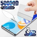 3Pcs Full Cover Hydrogel Film For Xiaomi Redmi Note 10 11 12 Pro 10S 10A 10C 11S 11E 12S 12C A1 A2 Plus 4G 5G Screen Protector