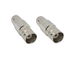 2Pcs BNC Connector BNC Female to Female Jack Inline Coupler Coax Extender Cable Connector for CCTV Camera Security Video System