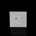 America Standard Southeast Asia Household 1gang wall socket with CAT6 network interface USA 3holes Plug 250v 16A