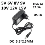 AC 110-240V DC 5V 6V 8V 9V 10V 12V 15V 0.5A 1A 2A 3A Universal Power Adapter Supply Charger adaptor Eu Us for LED light strips