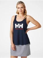 Tmavě modré dámské tílko Helly Hansen Logo Singlet