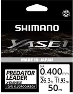 Shimano Fishing Yasei Predator Fluorocarbon Číra 0,40 mm 11,93 kg 50 m