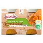 BABYBIO dýně Violina z naší vlastní ekofarmy 2x130 g