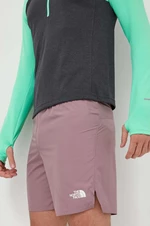 Sportovní šortky The North Face Limitless pánské, fialová barva