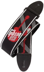Gibson "2"" Woven Strap w/ Gibson Logo-Red"