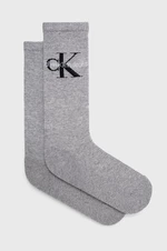 Ponožky Calvin Klein Jeans pánské, šedá barva
