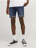 Jack & Jones Rick Men's Dark Blue Denim Shorts - Men's