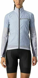 Castelli Squadra Stretch W Jacket Silver Gray/Dark Gray XS Giacca