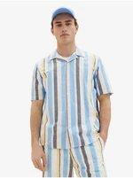 Men's striped shirt Tom Tailor - White and blue