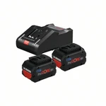 Nabíječka + 2x akumulátor 18V 8Ah Bosch 1.600.A01.6GP
