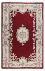 Ručně všívaný kusový koberec Lotus premium Red-75x150