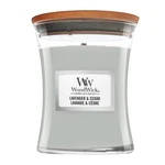 Woodwick Lavender & Cedar świeca zapachowa 275 g