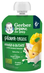 GERBER Vrecko mango a dule s kokosovým mliekom BIO 80 g