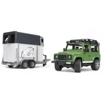 Bruder 2592 Auto Land Rover prepravné s koňom