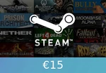 Steam Wallet Card €15 EU Activation Code