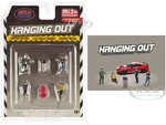 "Hanging Out" 6 piece Diecast Figure Set (4 Figures 1 Seat 1 Barrel) Limited Edition to 3600 pieces Worldwide 1/64 Scale Models by American Diorama
