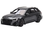 Audi ABT RS6-R Daytona Gray Metallic 1/18 Model Car by Top Speed