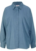 Džínsová blúza, oversized