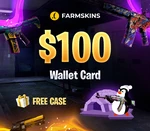 Farmskins $100 Wallet Card + FREE CASE