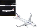 Airbus A320 Commercial Aircraft "Air France" White with Tail Stripes "Gemini 200" Series 1/200 Diecast Model Airplane by GeminiJets