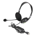 Wired Gaming Headphones Over-ear Stereo Bass Wired Earphones Noise USB Headset With Microphone For PC Computer Laptop MP3 Player
