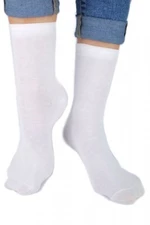Noviti SB 005 U 01 bílé Dámské ponožky 27/30 bílá