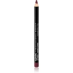 NYX Professional Makeup Slim Lip Pencil precízna ceruzka na pery odtieň Plum 1 g