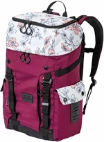 Meatfly Scintilla Backpack Blossom White/Burgundy 26 L Rucsac